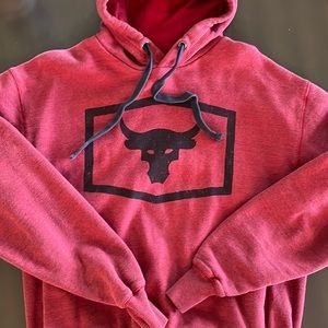 Under Armour Project Rock Hooded Sweatshirt mens size S